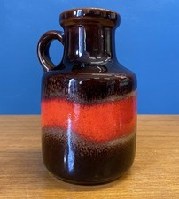 vintage west german fat lava vase/jug
