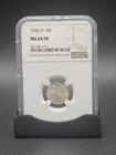 1945D Mercury Dime Coin NGC MS64 FB