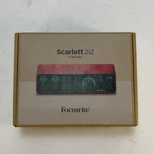 New Focusrite Scarlett 2i2 4th Generation 4 USB Audio Interface Open Box