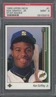 1989 Upper Deck Star Rookie #1 Ken Griffey Jr RC Rookie Mint PSA 9