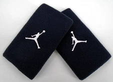 Nike Jordan Wristbands Doublewide Adult Dri-Fit Adult Black/White