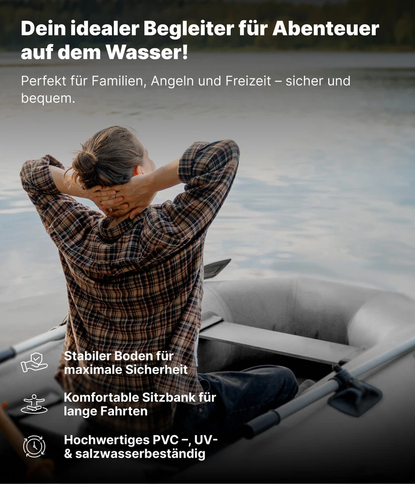 NEMAXX® Schlauchboote – für 2,5,7 Personen 230/330/380 cm - Bild 4 von 4