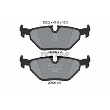 Satz Bremsbeläge 24169574 Bremsklötze hinten für BMW 3-er E30 E36 5-er E34 7-