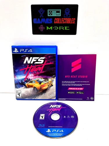 New ListingNeed for Speed: Heat (Sony PlayStation 4, 2019) PS4 Complete +Insert TESTED CIB