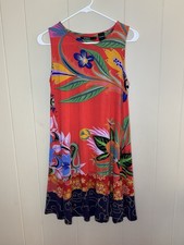 Desigual Women's Sleeveless Floral Print Dress