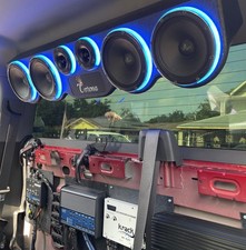 Smart RGB LED 4X6.5/2 3 TWEETER Speaker Rings...