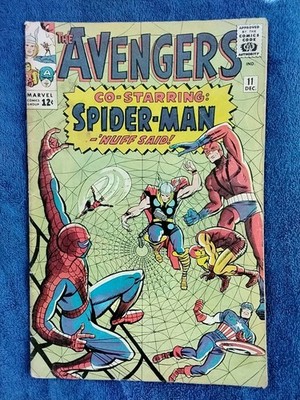 AVENGERS #11 SPIDER-MAN KANG 1964