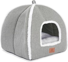 Cat Beds Indoor Cave House Tent Kittens Pets Removable Washable Cushioned S