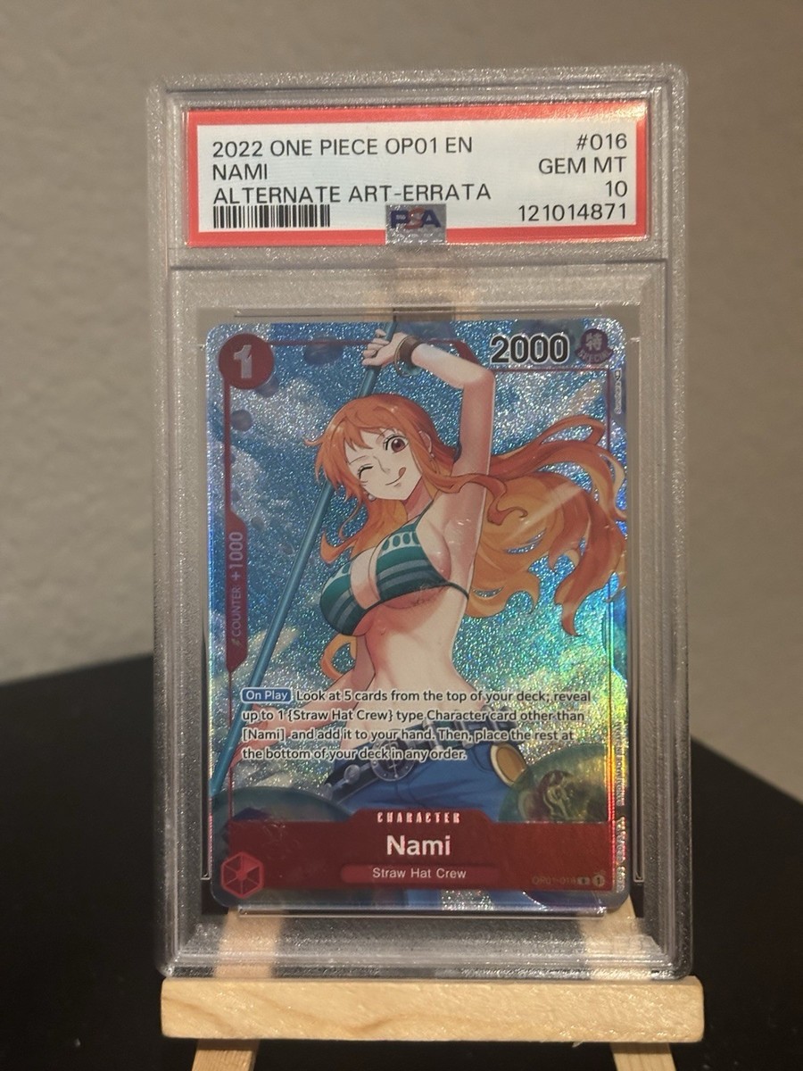 2022 One Piece Nami Alt Art Romance Dawn English OP01-016 Pre