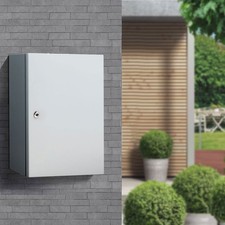 Lockable Outdoor IP66 Galvanized Steel Wall Mounted Electrical Enclosure Box
