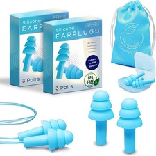 Soft Ear Plugs for Sleeping Noise Reduct, Made of Silicone, Suitable