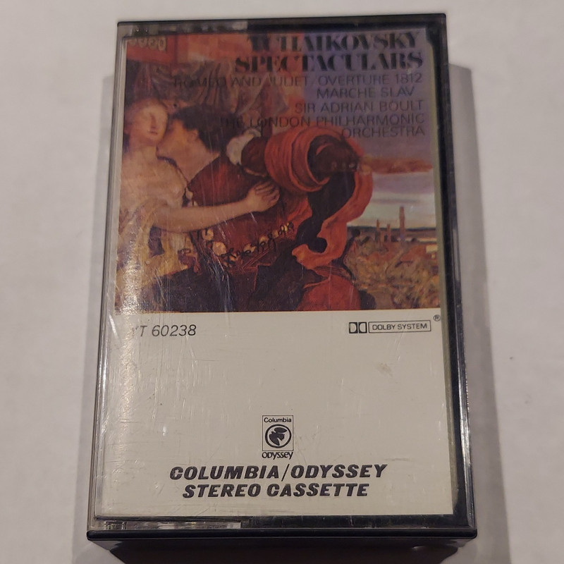 Tchaikovsky Spectaculars vintage Cassette Boult Dolby YT 60238