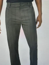 Paige  TRANSCEND Stafford  Stripe Slim Fit Knit Pants  Stretch size 31  $199 NWT