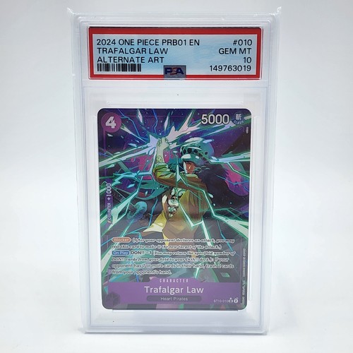 Trafalgar Law (Alternate Art) graded PSA 10 for sale on eBay