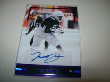 2021 LEAF MEMORIES RC TROY OMEIRE AUTO SIGNED #GLR-TO1 #D/30 TEXAS LONGHORNS