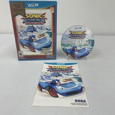 Sonic & All-Stars Racing Transformed (Nintendo Wii U, 2012) Complete Selects