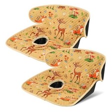 2pcs Car Seat Protector Cover for Potty Training Fawn-Orange 2 Count Yellow