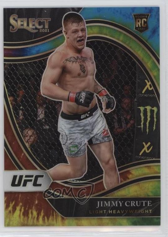 2021 Panini Select UFC Octagonside Tie-Dye Prizm 9/25 Jimmy Crute #251 0uk1