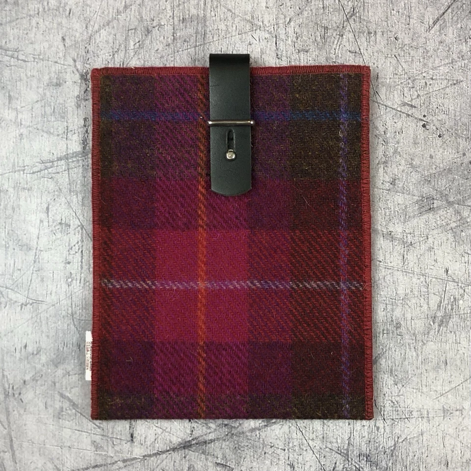 Harris Tweed Bertie Girl Centenary Label Plaid Multicolour Apple IPad MINI Case - Image 2 of 4