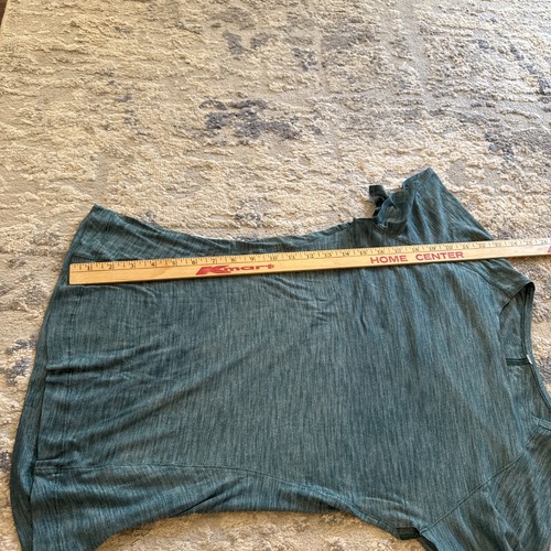 Lululemon &Go Take-Off Tee Damen 4 grün Top Flatterärmel meliert Gymcore - Bild 5 von 11