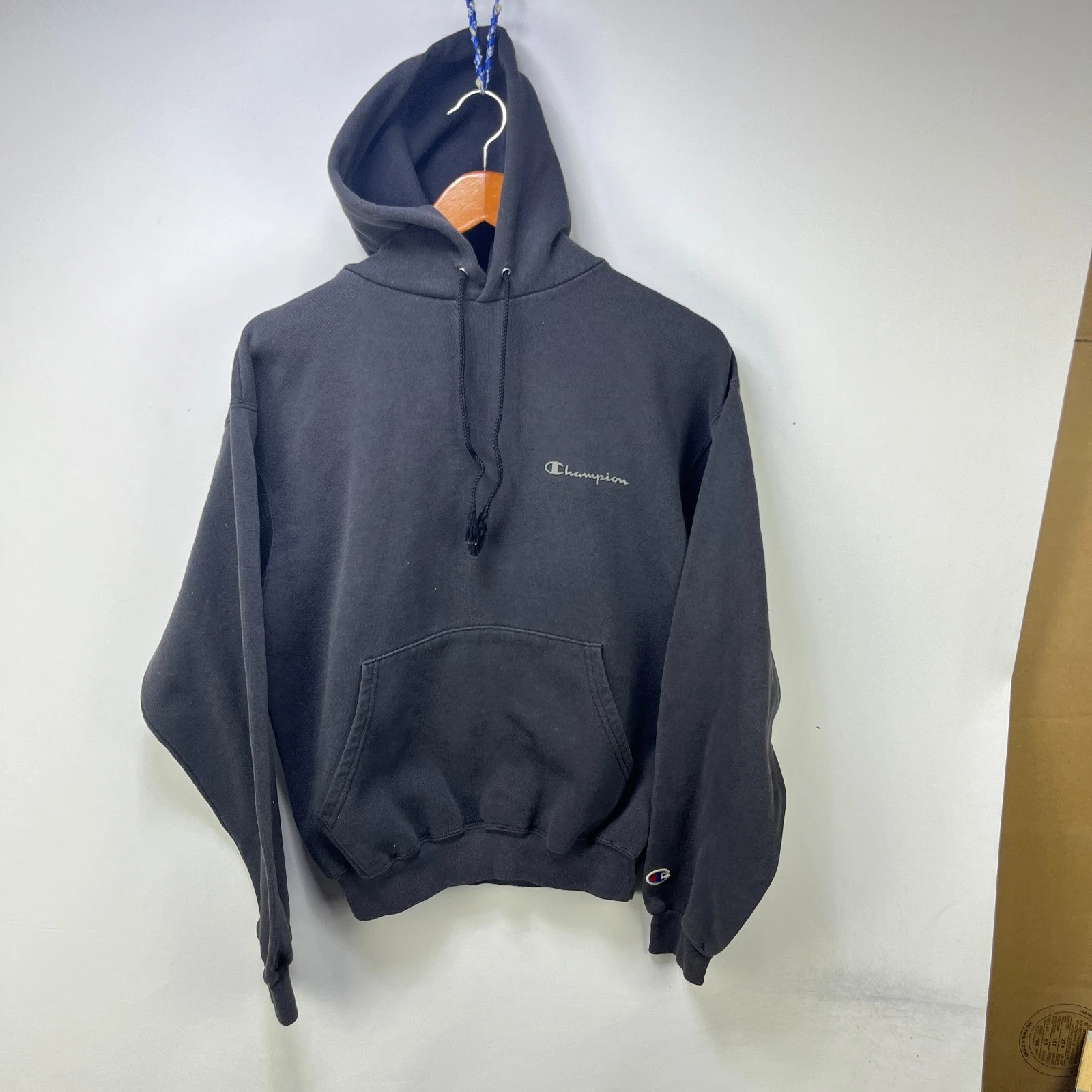 Vintage 90s Sun Faded Champion Hoodie Medium