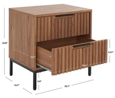 Safavieh LYLIA 2 DRAWER NIGHTSTAND, Reduced Price 2172761459 NST9605D