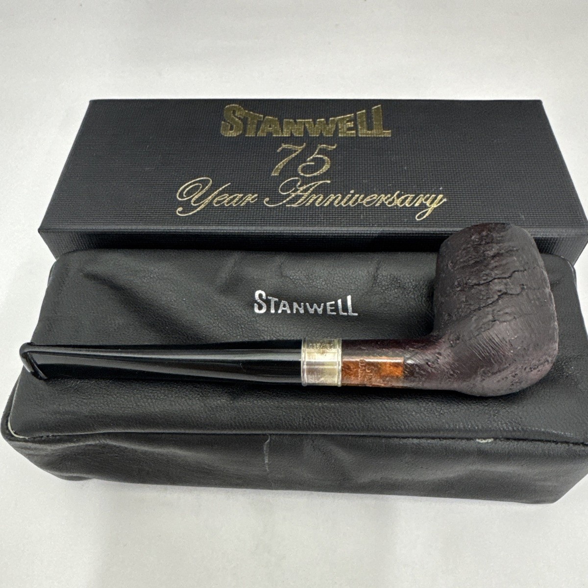 universal tobacco stock Corporation Stanwell 75th Anniversary Sandblast Straight