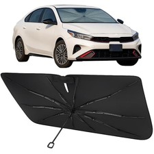 Windshield Sun Shade Umbrella for Foldable Car Umbrella Kia Forte 2019-2024