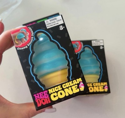 Needoh Nice Cream Cone BLUE/Authentic SEALED!! Rare  