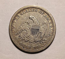 Philadelphia 1848 Year Seated Liberty US Quarters (1838-1891) for