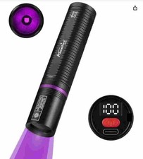 ALONEFIRE 5W, 365nm UV Flashlight USB C Rechargeable