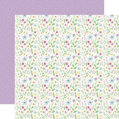 Echo Park Easter Basket Cardstock 12X12-Pick Of The Patch Stems