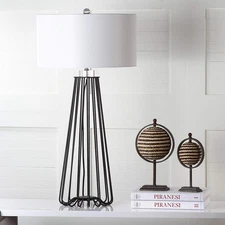 Lighting Collection Estill Modern Minimalist Rustic Farmhouse Industrial Blac...