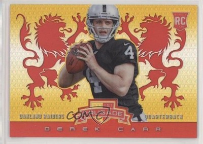2014 Panini Rookies & Stars Rookie Crusade Red 86/99 Derek Carr #14 RC du9