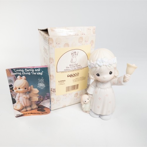 Precious Moments Ring Out The Good News Nativity Addition Porcelain Figure