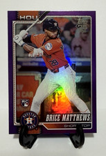 2026 Topps Series 1 #132 Brice Matthews (RC) Purple Foil /250 -Astros