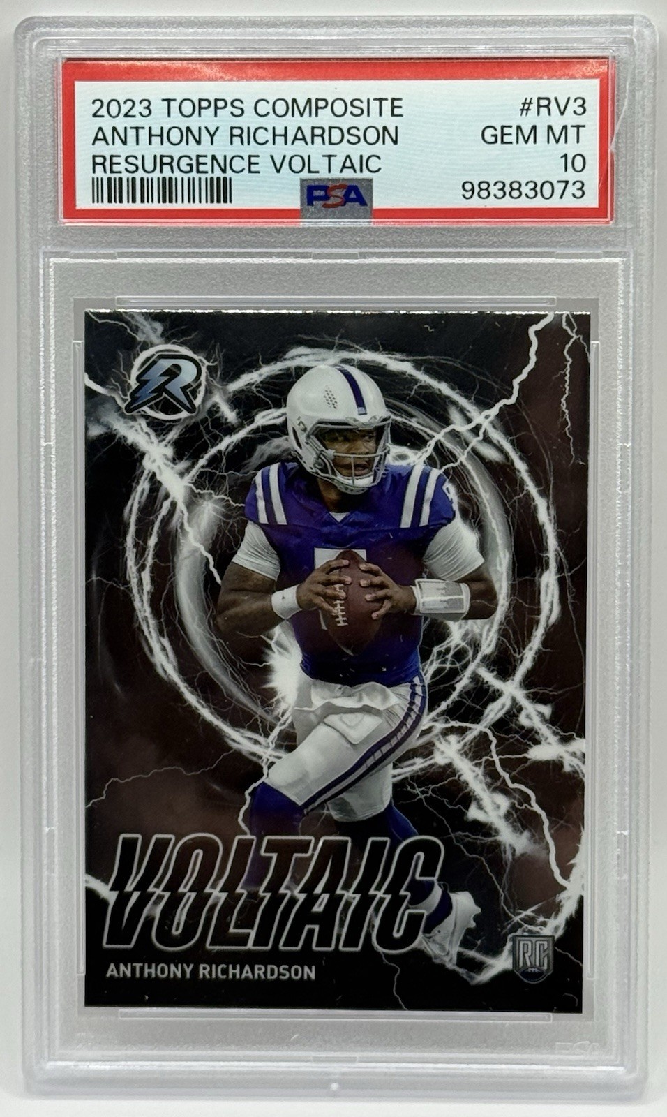 Anthony Richardson Topps Composite Resurgence Voltaic #RV3 Base