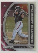 2020 Panini Prizm Draft Picks Power Surge Silver Nick Gonzales #PDP166 4l3