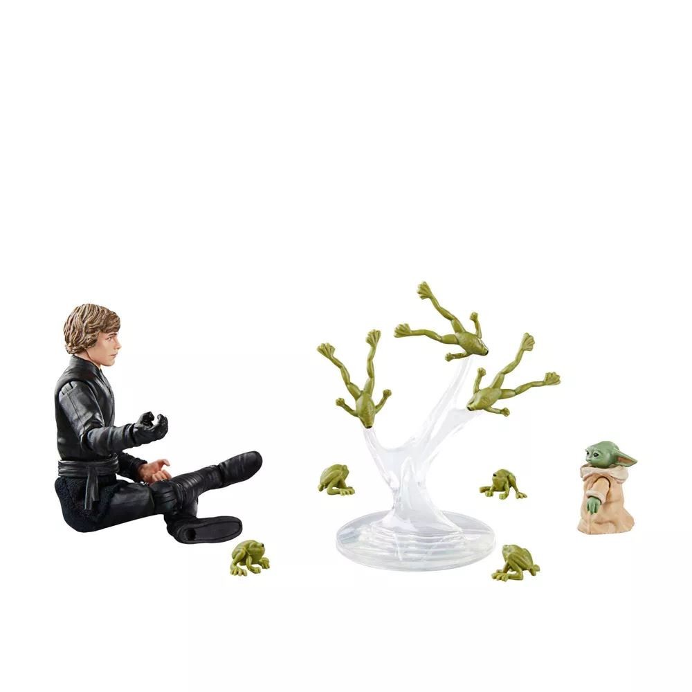 Luke Skywalker Grogu Figurine Star Wars Vintage Collection Retro Action Figure