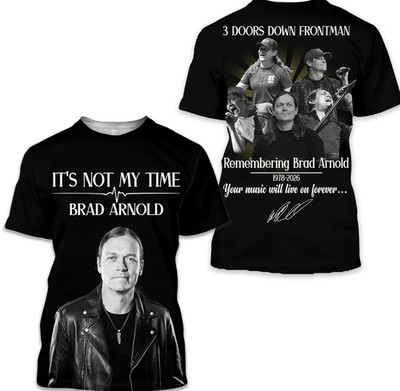 3 Doors Down Frontman Remembering Brad Arnold 3D Tshirt S to 6XL JTD026