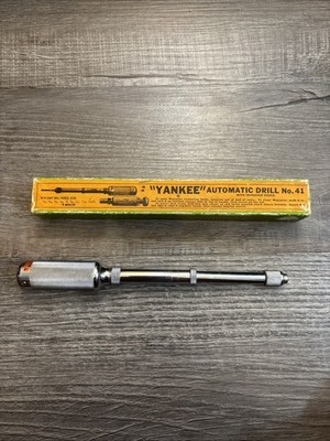 VTG Yankee Automatic Drill No. 41 Screwdriver W/ Box Great Shape