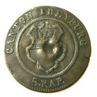 elf Switzerland Canton Freyburg Freiburg 5 Rappen 1830  Concordat Coinage   — photo 1