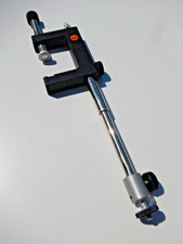 Vintage ROWI Black Camera Clamp Photography Mount w/ Double Extension Post