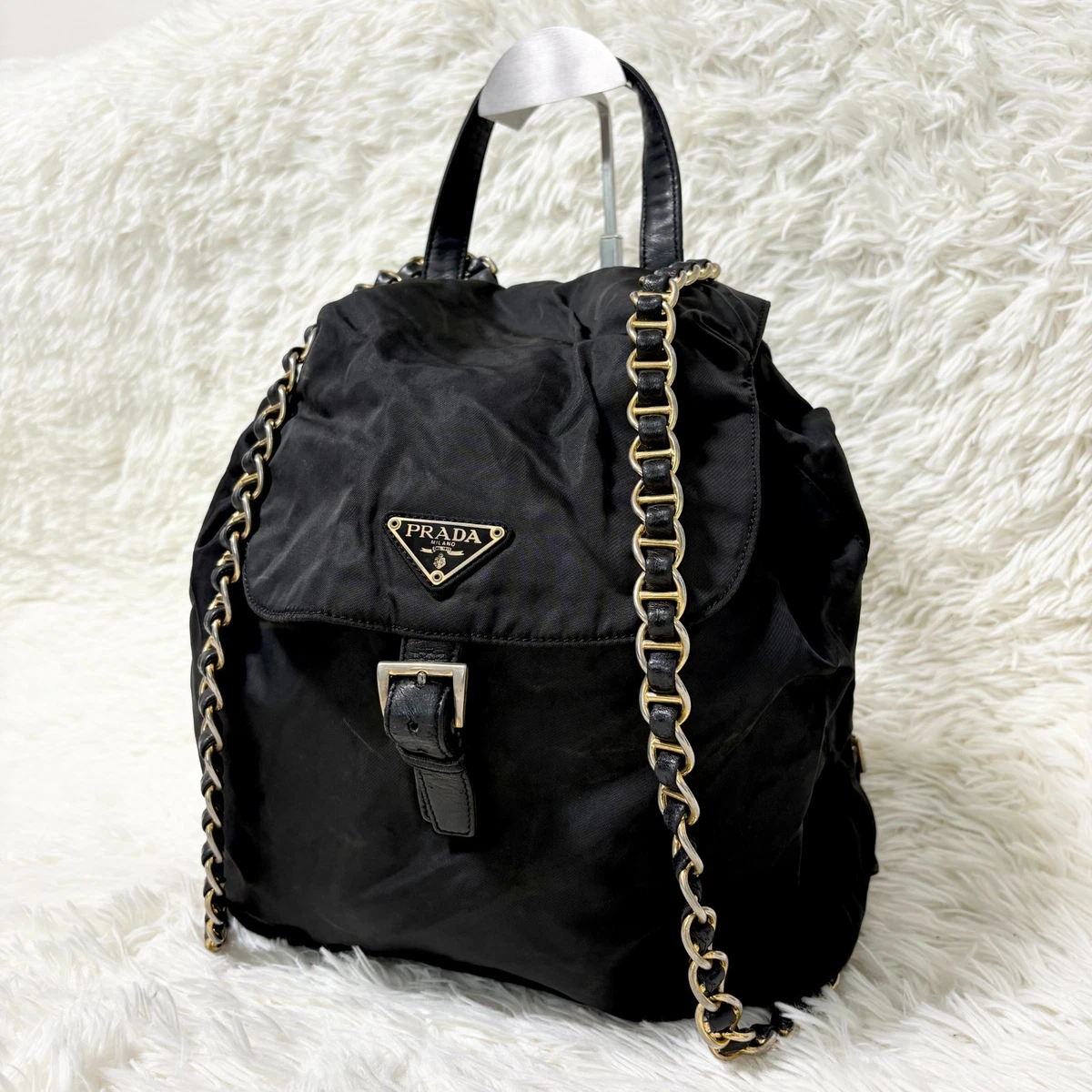 PRADA Backpack Nylon Exterior Bags & Handbags for Women for sale