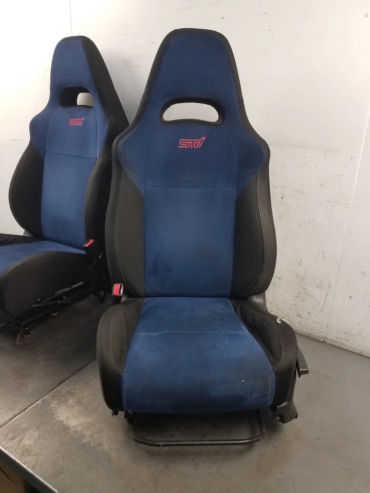 Juego de asientos delanteros Subaru WRX STi 2005 azul - * #6693 Foto 2 de 4