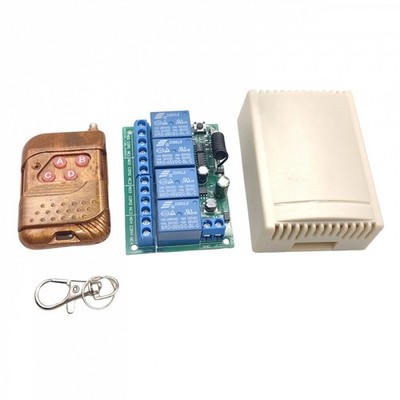32V 4 Channel Jog/Inching & Self-locking + 433MHz Receiver + APP Remote For WIFI