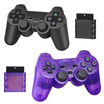 Wireless Gamepad Controller for PS2 PS1 2.4G Vibration USB PC Compatible
