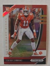 2020 Panini Prizm Draft Picks - Draft Picks Rookies Isaiah Simmons #154...