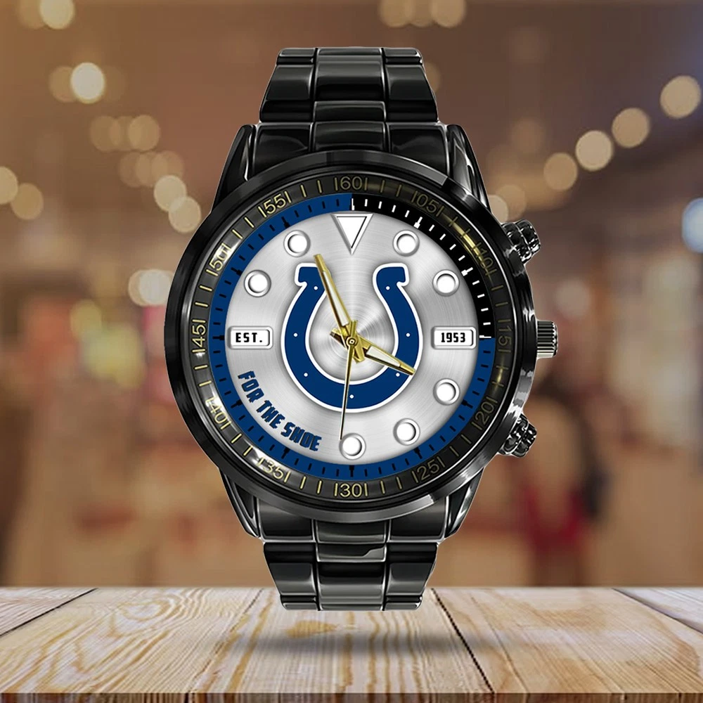 Colts Black Stainless Steel Watch