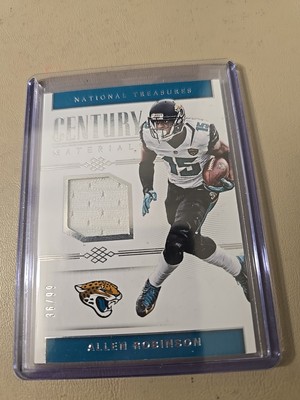 2017 ALLEN ROBINSON NATIONAL TREASURES CENTURY MATERIALS G.U. CARD. JAGUARS./99